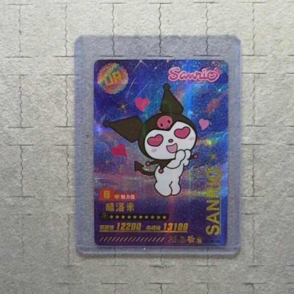 Sanrio Kuromi Wave 6 Booser Set - 13 Piece With Top Load Sleeve - Picture 15 of 16